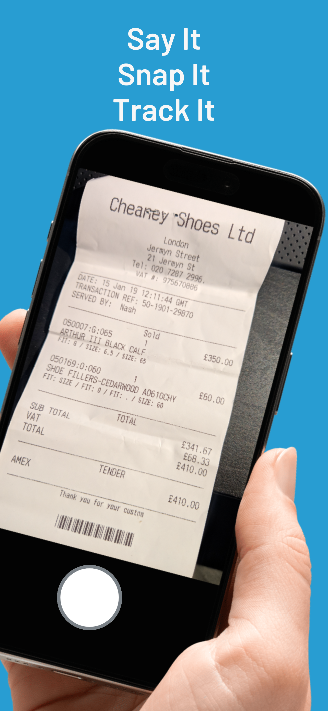 Receipt scanning